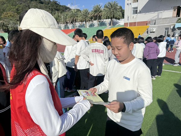 青春不“邪”行——福州市反邪教宣传教育走进福清融城中学 青春不“邪”行——福州市反邪教宣传教育走进福清融城中学